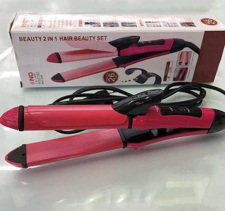 2in1 hair straightener