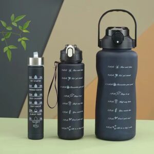3in1 motivational water bottle
